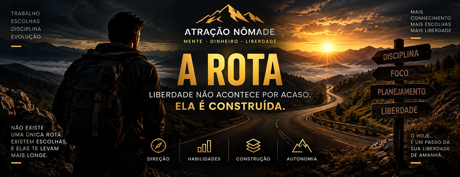 A Rota, direção, habilidades, construção e autonomia | Atração Nômade