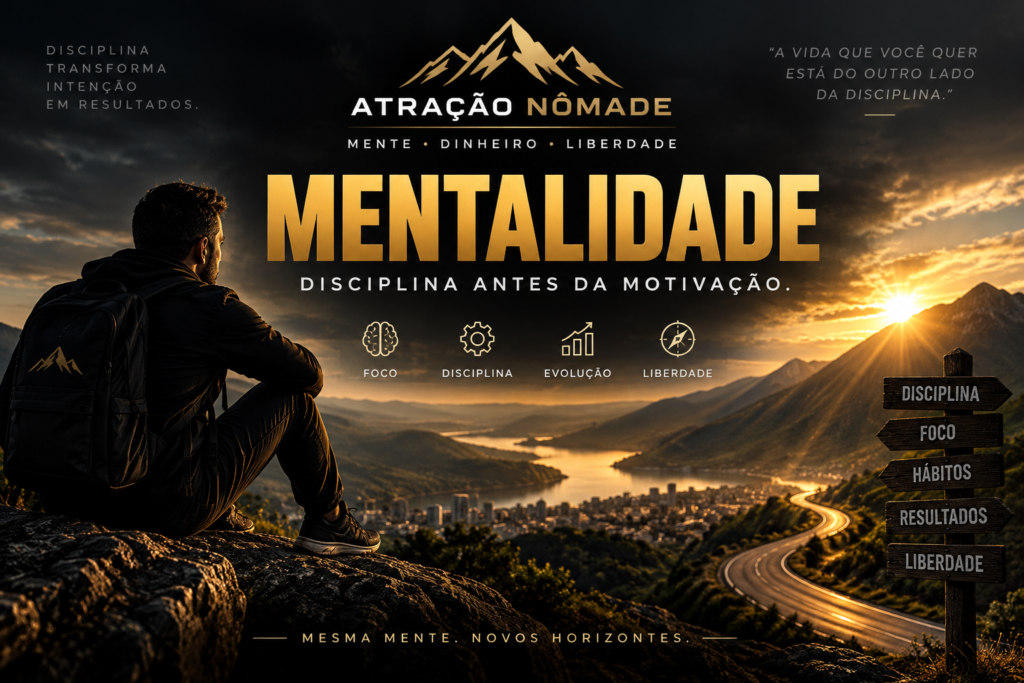 Mentalidade, disciplina e foco | Atração Nômade