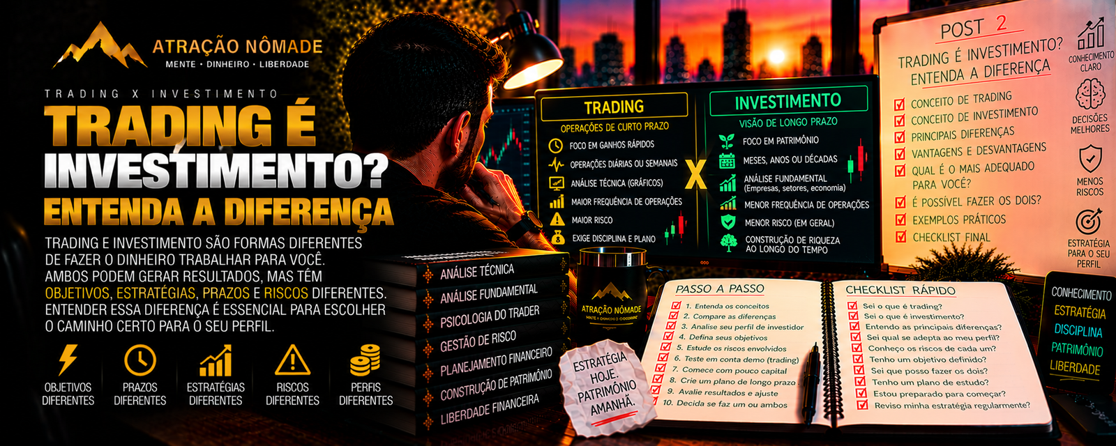 Trading é investimento? Entenda a diferença