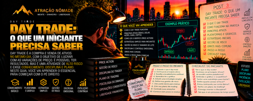 Day trade: o que um iniciante precisa saber