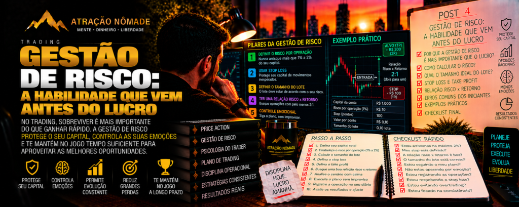 Gestão de risco: a habilidade que vem antes do lucro