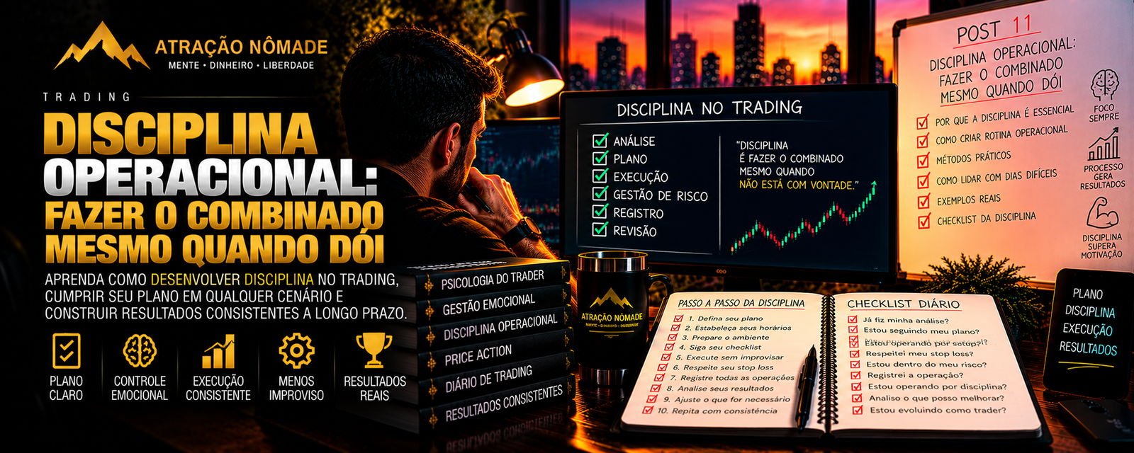 Disciplina operacional: fazer o combinado mesmo quando dói